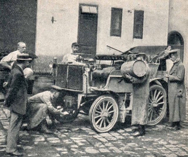 "Vorbereitung zum Start"