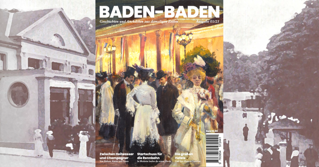 Cover Heft Baden-Baden mit Hintergrund
